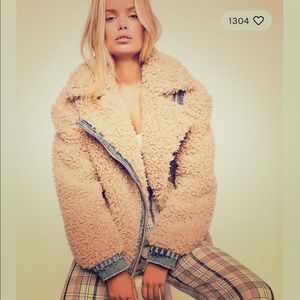 Free People Teddy Moto Jacket